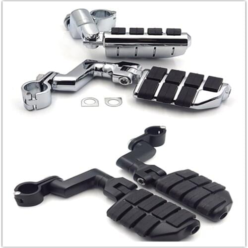 Aftermarket motorcycle parts Kuryakyn Dually Highway Clamps 1" Large Foot Pegs For Yamaha Honda suzuki harley davidsion kawasaki