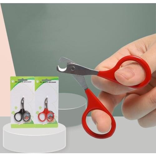 1pc Pet Grooming Scissors Dog Cats Supplies Kitten Nail Clipper Animal Trimmers Nail File Claw Cutters Premium Dog Accessories