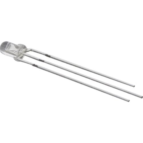 10/40/50/100 PCS 3mm LED Diode Lights Bright Red Green Light Emitting Lighting Bulb Round Head Lamp Bead 3 Pin Led Diode