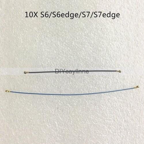 10set Wifi Signal Antenna Flex Cable for Samsung Galaxy S6 S7 Edge S6Edge S7Edge Network Connector Motherboard Flex