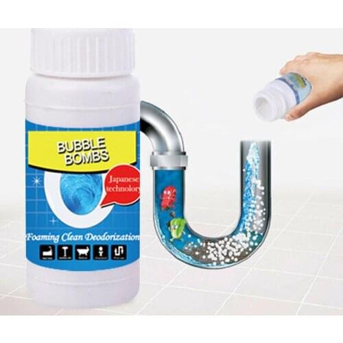 100g Strong Pipeline Dredging Agent White Powder Kitchen Bathroom Deodorant Powerful Quick Cleaning Sink Drain Toilet Pipe Sewer