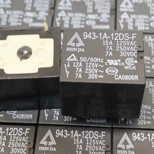 100pcs Brand New & Original Spot 943-1A-12DS-F 12VDC Delivery Electric Cooker Relay