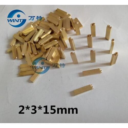 2*3*15mm Hot stamping letters thermal ribbon printing alphabet font for expiration coding machine 0-9 each 18pcs total 180pcs