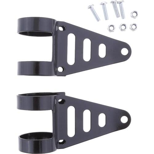 41-43mm Motorcycle Universal Headlight Fork Mount Bracket HeadLamp Holder Metal