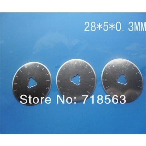 Free shipping 200PCS/Lot 28mm rotary cutter blades fit for olfa and more