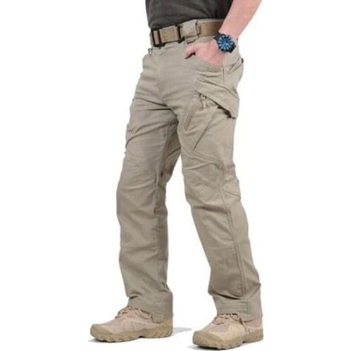 Pants Men Outdoor Hiking Pants City Military Pants Tactical Cotton Stretch Camping