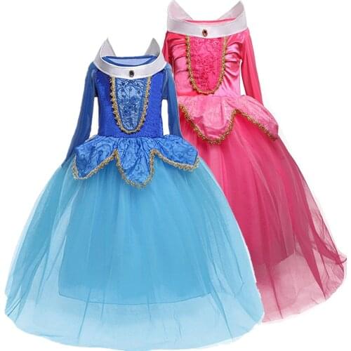 Girls Princess Kids Dress Halloween Costume Birthday Party Clothing for Children Vestidos Robe Fille Girls Fancy Dress infantil
