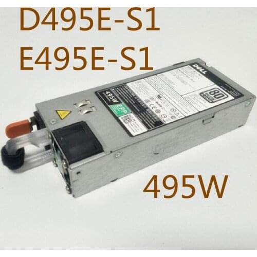 For DELL R530 R630 R730 XD T430 495W EPP Server Power D495E-S1 E495E-S1 02FR04