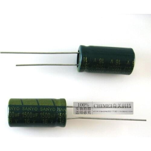 Electrolytic capacitor 1500UF 16V 10X20MM Volume 10 * 20mm Accessories