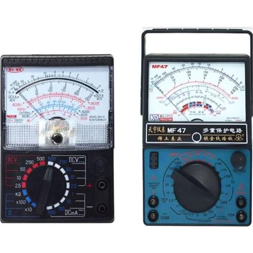 Mechanical Pointer Type-Multimeter Measurement AC DC Ohmmeter MF47/JO411 Tester