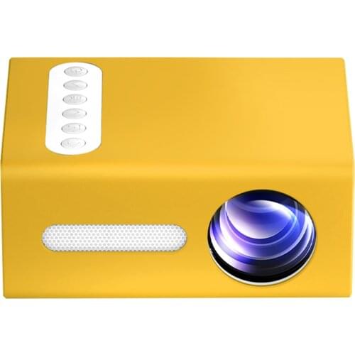 Mini Projection T300 Household LED Portable Projector Device with Short-focus Optical Len TFT LCD Display 320*240 Resolution