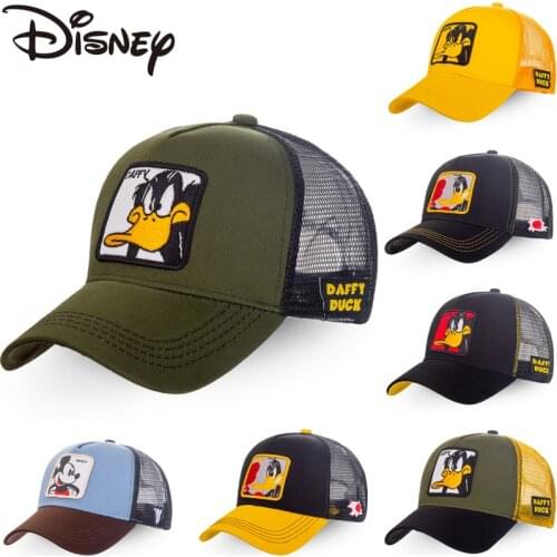 New Brand Anime Cartoon Mickey DONALD Duck Snapback Cotton Baseball Cap Men Women Hip Hop Dad Mesh Hat Trucker Hat Dropshipping