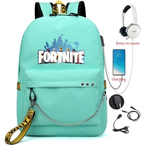 New Fortnite Game Backpack Bags Men Women Teenage Boys Girls School Bags Anime Cartoon Backpacks Print Mochilas