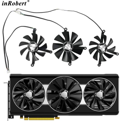 New Cooling Fan Replacement For XFX Radeon RX 5700 XT THICC III Ultra RX-57XT8TBD8 Graphics Video Card