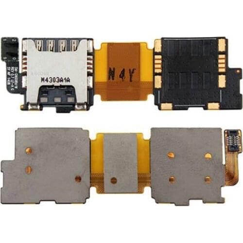Flat cable Sim Card reader for Samsung Galaxy S5 single accommodation G900
