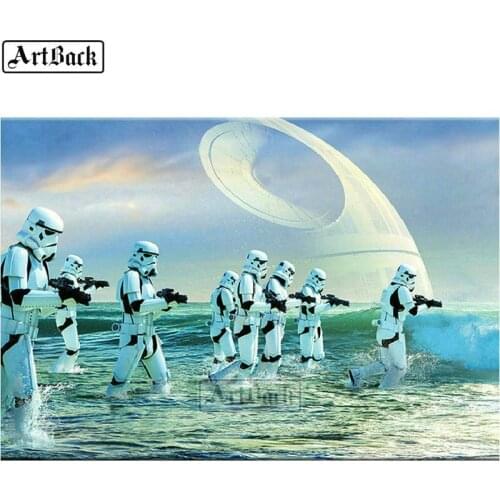 5d full square diamond painting alien landscape diamond art resin mosaic sticker home decoration crafts