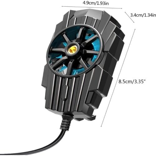 CPDD Mini Portable Mobile Phone Cooler Semiconductor Radiator Cooling Fan Silent Bracket for Smartphones