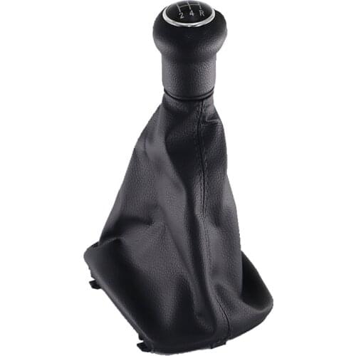 5/6 speed Leather Car Gear Shift Konb Gaiter Shifter Knob For AUDI A6 C5 A8 D2 1996 1997 1998 1999 2000 2001 2002 2003