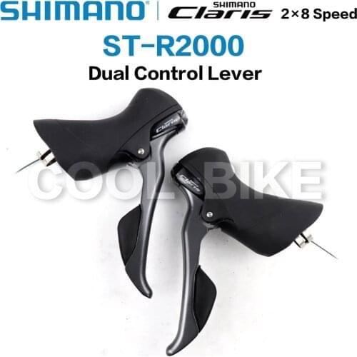 Shimano Claris ST R2000 2x8 Speed Shifter Road BIKE shifter brake levers conjoined DIP ST-R2000 Left-Right Dual Control Lever