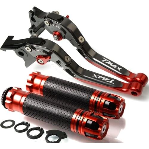 Motorcycle Brake Clutch Levers Handlebar grip Handle Hand Grips For YAMAHA TMAX 530 500 TMAX530 T-MAX 530 500 Year 2001 - 2008