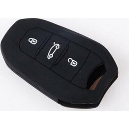 Car Silicone Key Cover Protector For Peugeot 308 4008 408 301 508 2008 3008