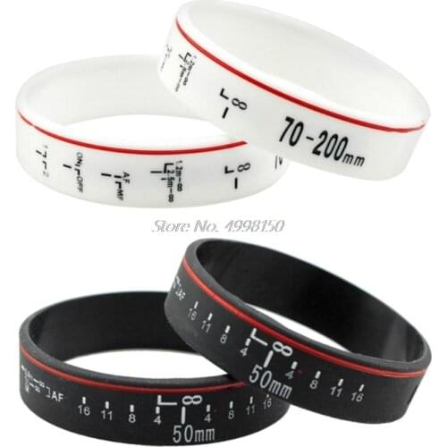 Drop Fashion Silicone Camera Lens Wristband Photographer Band Bracelet for Camera Photo Studio Accessories Unisex Lovers Gifts