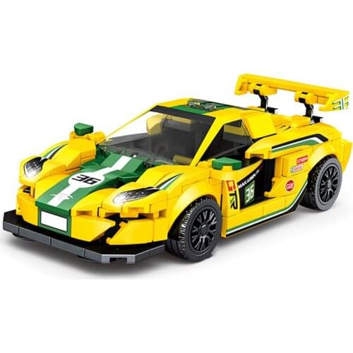 Speed Champions Creator P1 GTR Sprots Racing Car Building Blocks Vehicle City Bricks Classic Model Kids Toys For Children Gift