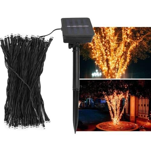 17M 100LED Solar String Light Waterproof Solar Christmas Light for Outdoor Garden Patio Decoration