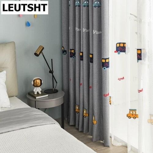 Pink Window Curtain for Living Room Sheer Fabric Smog Grey Tulle Drape Voile Blue Thick Sheer Kitchen Curtains