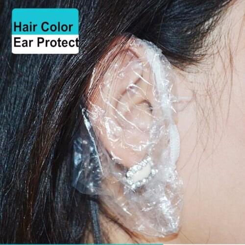 100pcs Ear Protector Cover Caps Disposable Hair Color Coloring Dress Decorate style styling ear protector care tools Accessories