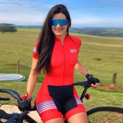 Kafitt Womens Cycling Wear Short Sleeve Cycling Jersey Suit Breathable Womens Outdoor Mountain Bike Jersey Sweatshirt Ciclismo