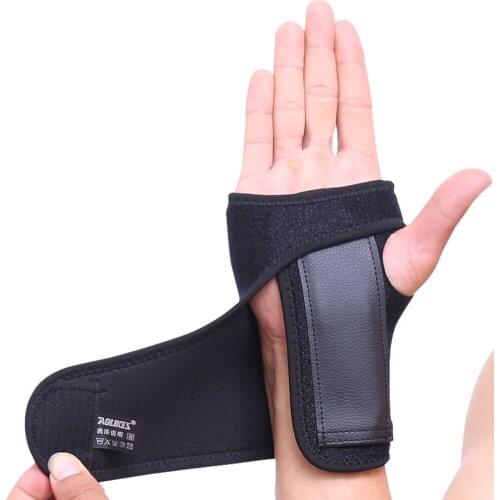 1Pc Weight Lifting Carpal Tunnel Hand Wrist Bodybuilding Support Brace Splint Sprains Arthritis Band Belt Sports Wristband