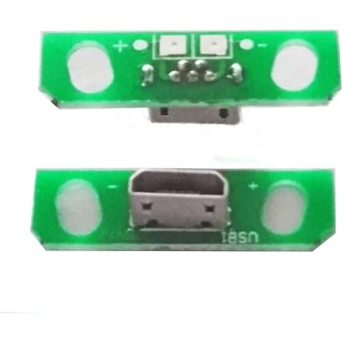 10pcs Vertical Micro USB female socket Adapter board PCB board Welding plate Solder socket 180 degree