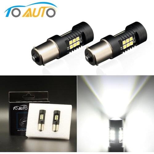 2pcs 1156 BA15S P21W LED BAU15S PY21W 1157 BAY15D P21/5W LED Bulbs Car Turn Signal Brake Reverse Lights Auto Led Lamp 12V