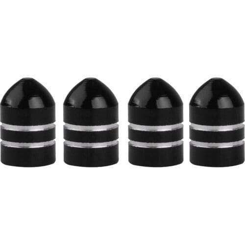 4 Aluminum Car Truck Auto Bike Motocycle Cover Tire Valve Wheel Stem Caps