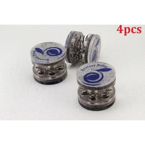 4pcs 43*37mm CD Player AMP Speaker Turntable Isolation Feet Stands Spring Machine Mats