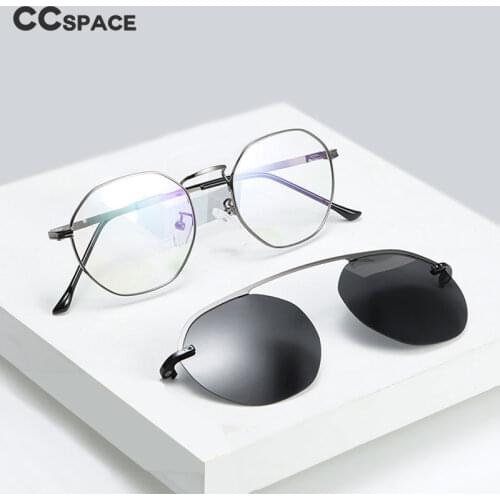 46230 Magnetic Attraction Polarized Sunglasses Men Women Fashion UV400 Glasses