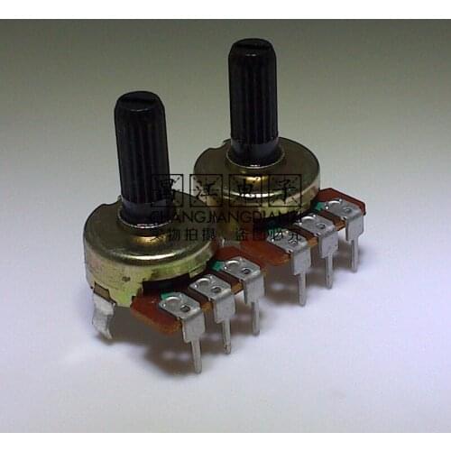 1 Piece 1615 Type A503 Mono A50K Audio Speaker Amplifier Volume Potentiometer 15MM Flower Shaft 3 Feet