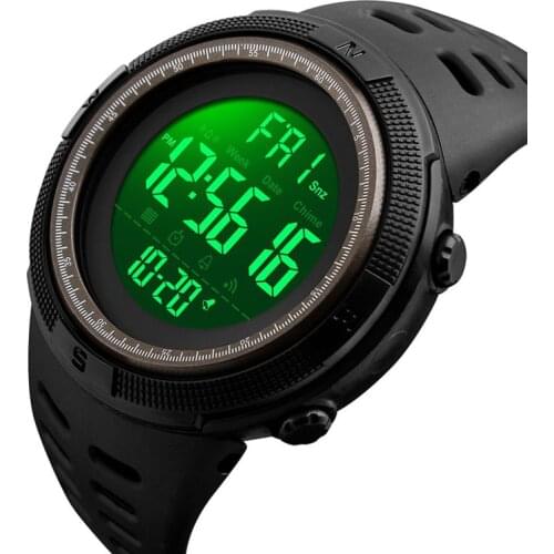 SKmei Middle School Students' Sports Waterproof Teenagers Watch Men Alarm Clock Gauge Luminous Drop Time Electronic Watch1251