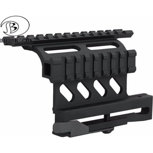 Gen III Tactical AK Serie Rail Side Mount Quick QD Style 20mm Detach Weaver rail Double Side AK Scope Sight Mounts Rifle Party