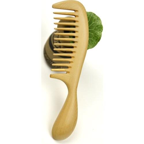 New Boxwood Pure Handmade Wide Wood Comb Designer Professional Health Care Massage Whole Wooden Small Hair Combs Gift
