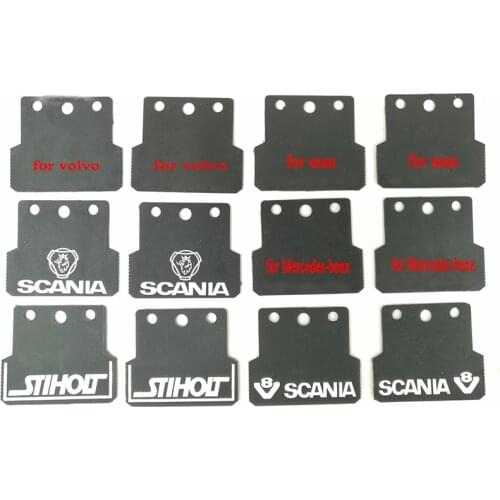 Silicone Sheet Mudguard for 1/14 Tamiya RC Truck Car SCANIA R730 R620 VOLVO FH12 FH16 ACTROS 3363 1851 AROCS 3348 MAN TGX DIY