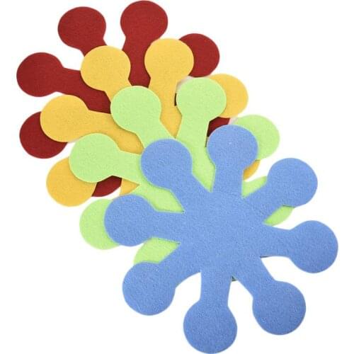 Hot Pad Pot Holders Easter Supplies Eight-Petal Placemats Coasters 4 Pieces/Pack