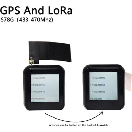 LILYGO® TTGO T-Watch Programmable Wearable Environmental Interaction WiFi Bluetooth Lora ESP32 Capacitive Touch Screen