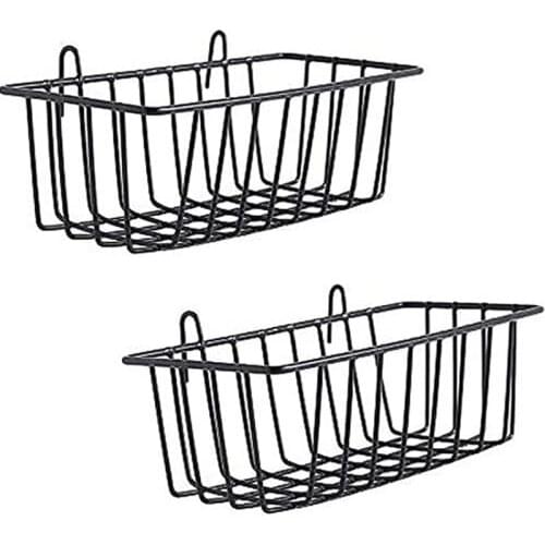 2 PCS Shelf for Design Metal Wall Grille, Shelf Design Grid Photo Wall Used for Lattice Photo Wall Wire Basket