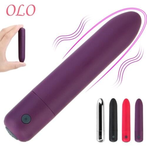 10 Speeds Mini Bullet Vibrator G-spot Massager Dildo Vibrator Powerful Clitoris Stimulator Sex Toys for Women Sex Shop