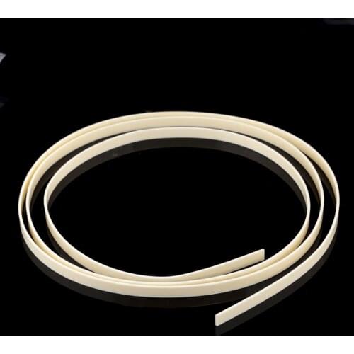 Musiclily 1650x7x1.5mm Plastic Acoustic Classical Guitar Binding, Ivory