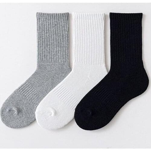 Peonfly Men Brand New Business Leisure Dress Male Cotton Long Warm Socks Black for Gifts
