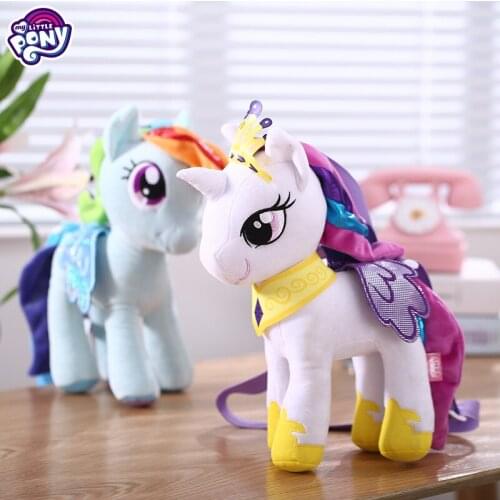 My Little Pony Plush toys Cartoon Rainbow Unicorn Pony Fluttershy Sparkle Rarit Anime Action Figure Model Children Xmas Gift