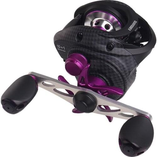 7.1:1 Baitcast Fishing Reel 10+1 Bearings Distant Wheel 5kg Drag Power Raft Reel Bait Casting Fishing Tackle Carretilha De Pesca